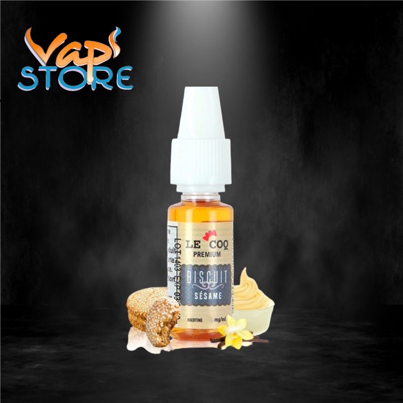 LE COQ QUI VAPE Biscuit Sésame 10 ml
