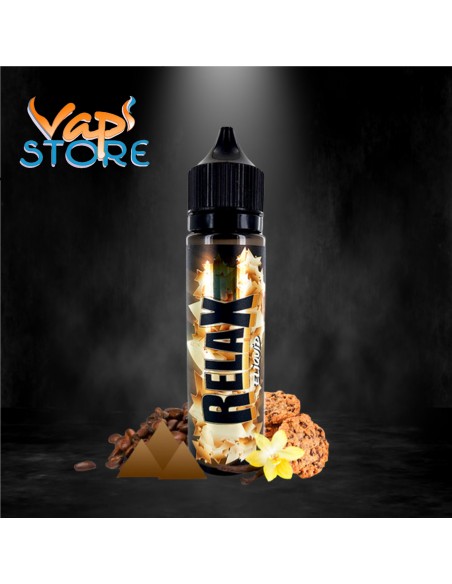 E-liquide Relax 50ml ELIQUID FRANCE classic blond, cookies, café