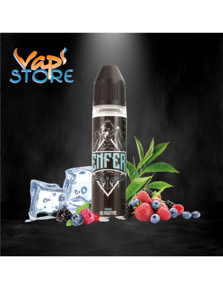 E-liquide Enfer 50ml VAPE 47 Eucalyptus, Fruits Rouges, Frais