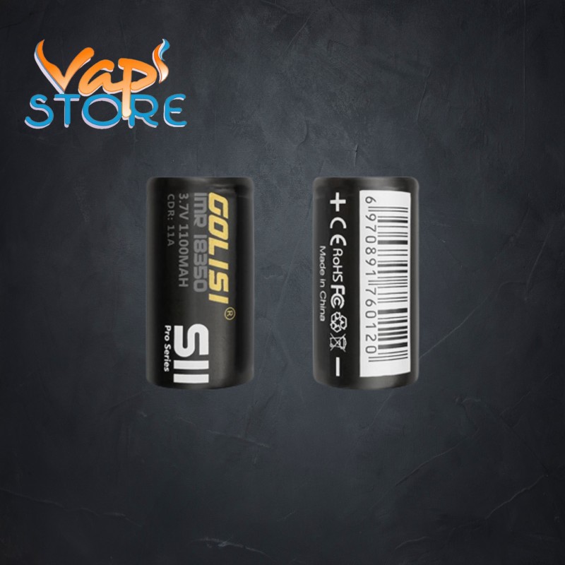 Accu GOLISI S11 IMR 18350 1100mAh