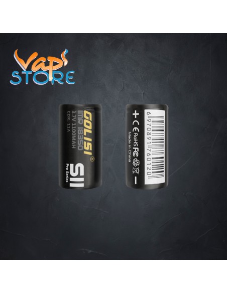 Accu GOLISI S11 IMR 18350 1100mAh