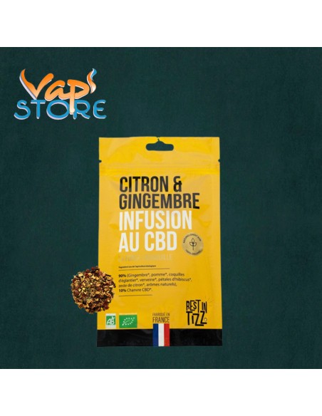 REST IN TIZZ Citron & Gingembre Infusion CBD