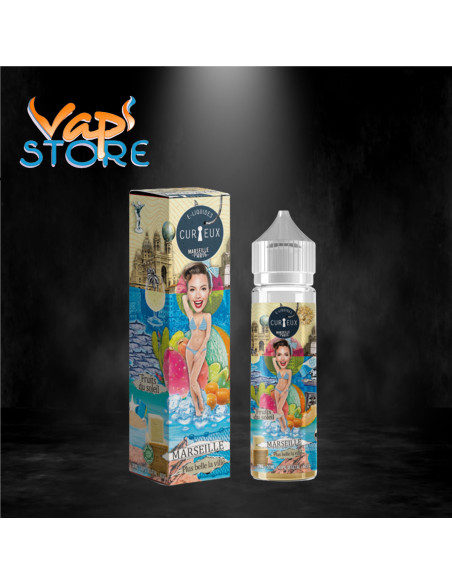 E-liquide Marseille plus belle la ville 50ml HEXAGONE