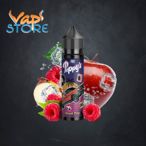 E-liquide Road Trip 50ml POPPY'S Pomme rouge, Framboise, Frais