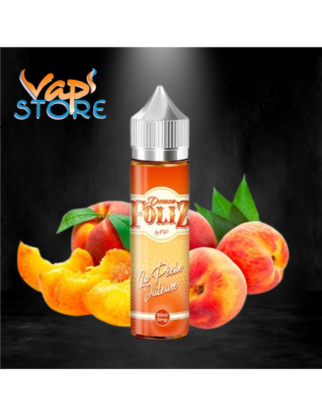 E-liquide La Pêche Juteuse 50ml DOUCE FOLIZ by FP
