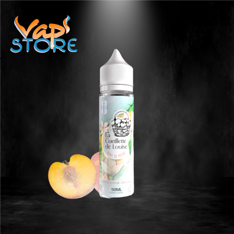 E-liquide Teint de Pêche 50ml La Cueillette de Louise par e.tasty