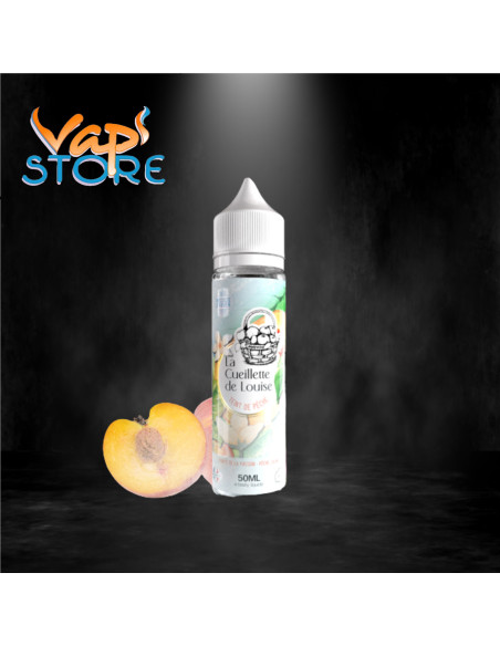 E-liquide Teint de Pêche 50ml La Cueillette de Louise par e.tasty