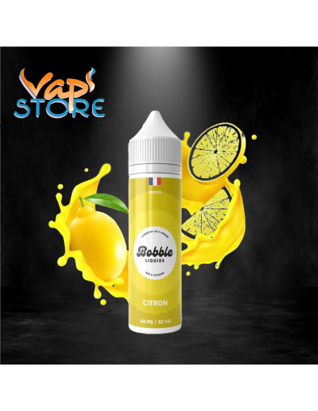 E-liquide Citron 50ml Bobble Liquide