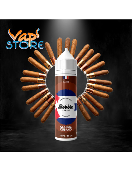 E-liquide Classic Cubano 50ml Bobble Liquide