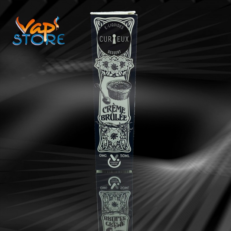 E-liquide Crème Brûlée 50 ml DESSERT Curieux Liquides
