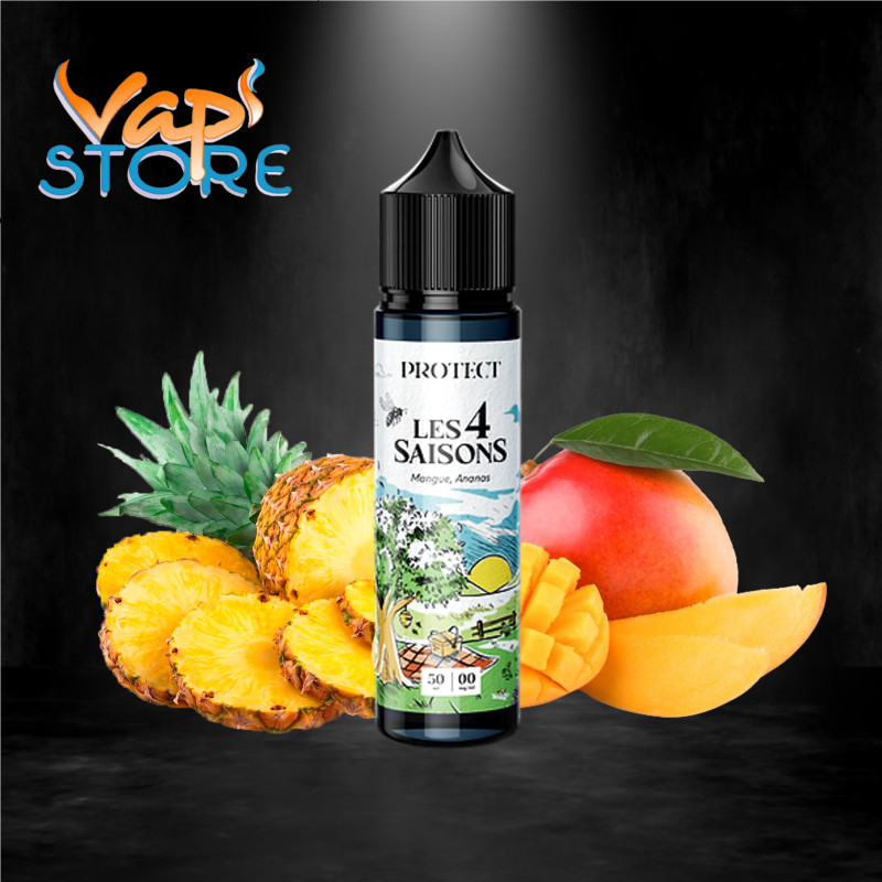 E-liquide Mangue Ananas 50ml LES 4 SAISONS par Protect
