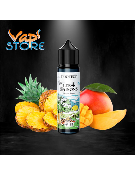 E-liquide Mangue Ananas 50ml LES 4 SAISONS par Protect