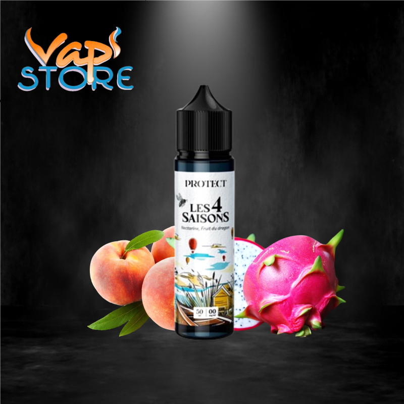 E-liquide Nectarine Fruit du dragon 50ml Les 4 saisons (été) Protect