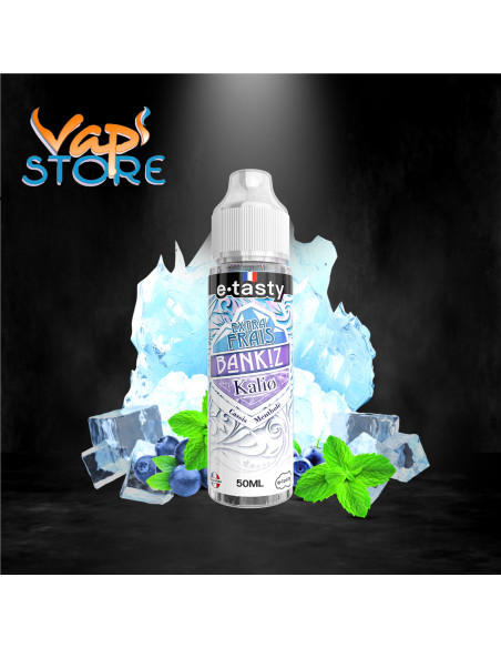 E-liquide Kalio 50ml BANKIZ EXTRA FRAIS par e.tasty