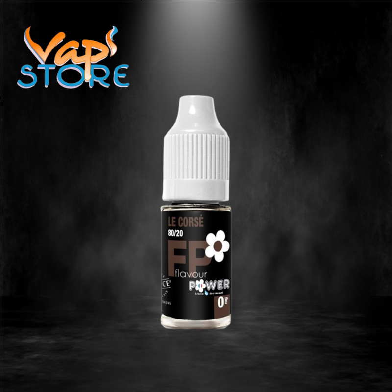 E-liquide Le Corsé 10ml FLAVOUR POWER Classic brun