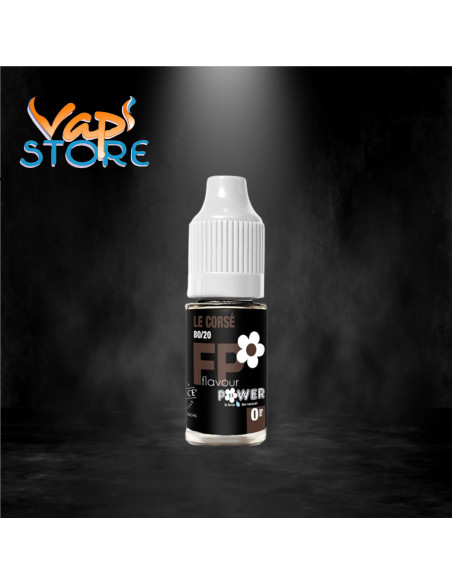 E-liquide Le Corsé 10ml FLAVOUR POWER Classic brun