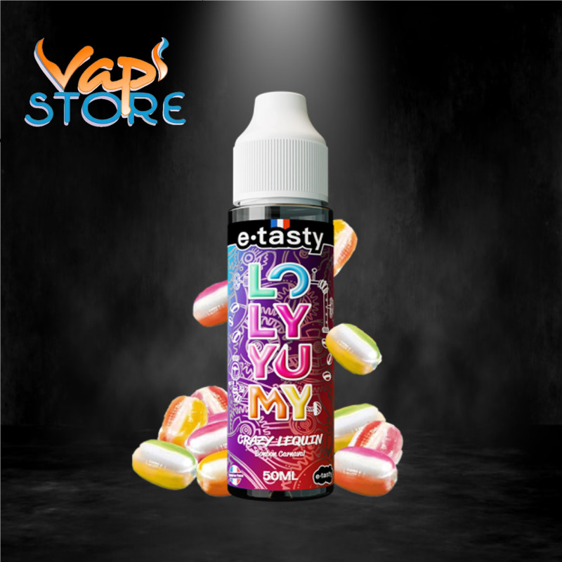 E-liquide Crazy Lequin 50ml Loly Yumy par e.tasty