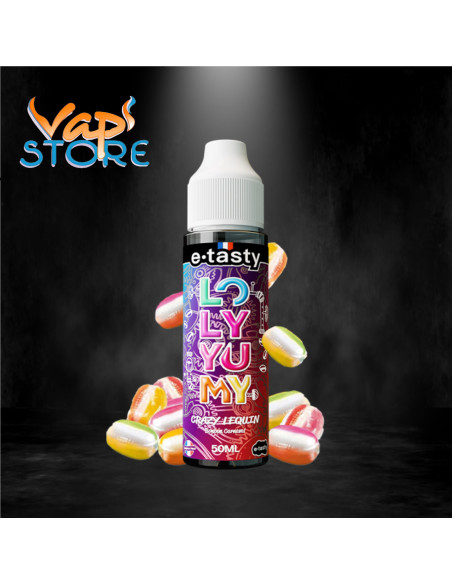 E-liquide Crazy Lequin 50ml Loly Yumy par e.tasty