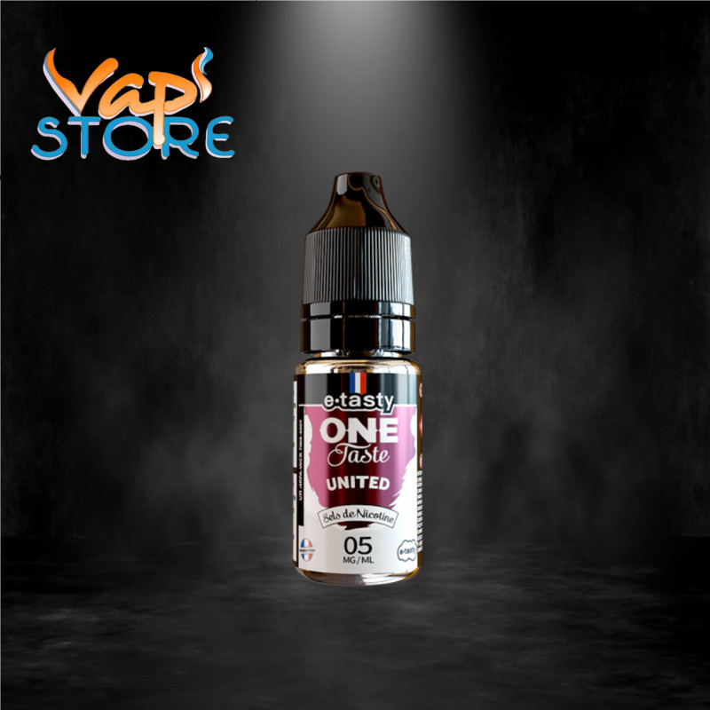 E-liquide United 10ml Sels de Nicotine One Taste par e.tasty