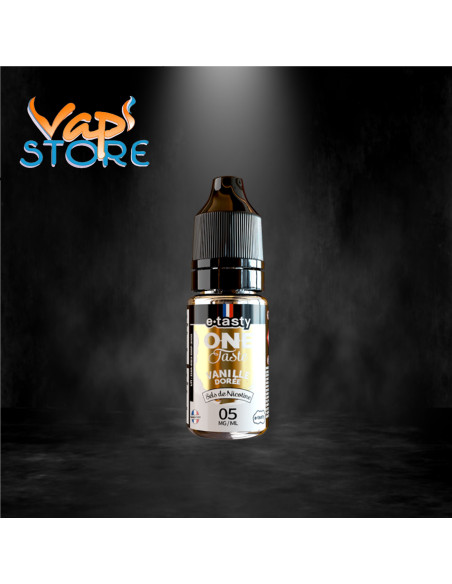 E-liquide Vanille dorée 10ml Sels de nicotine One Taste par e.tasty