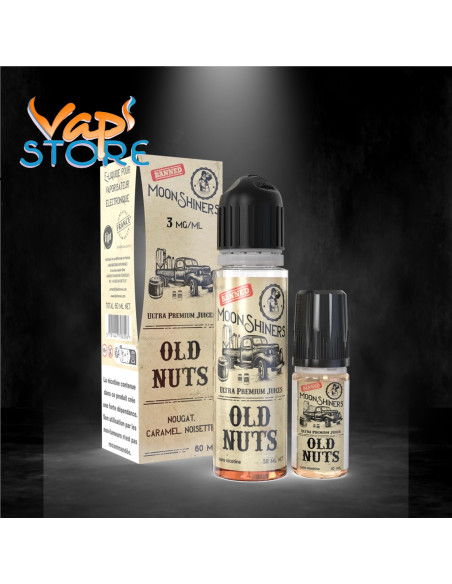 E-liquide Old Nuts 50 ml MOONSHINERS Lips France