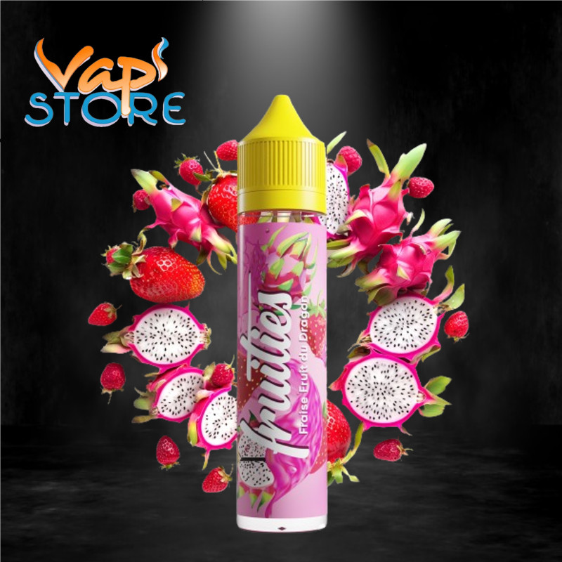 E-liquide Fraise Fruit du dragon 50ml FRUITIES par Bobble Liquide
