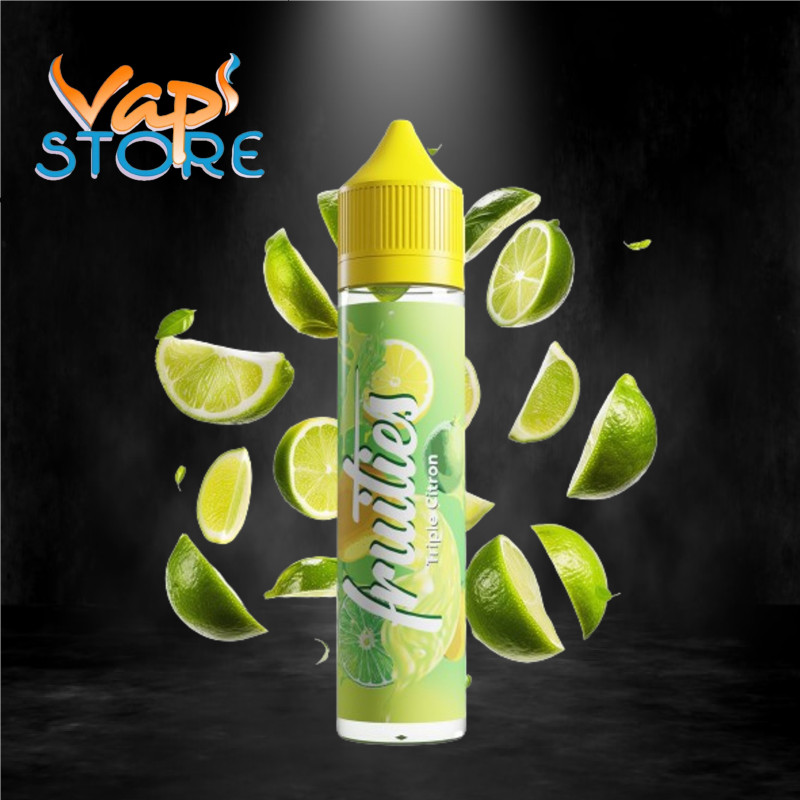 E-liquide Triple Citron 50ml FRUITIES par Bobble Liquide