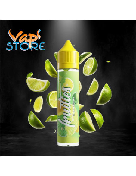 E-liquide Triple Citron 50ml FRUITIES par Bobble Liquide