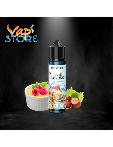 E-liquide Entremet à la framboise 50ml Les 4 Saisons par Protect