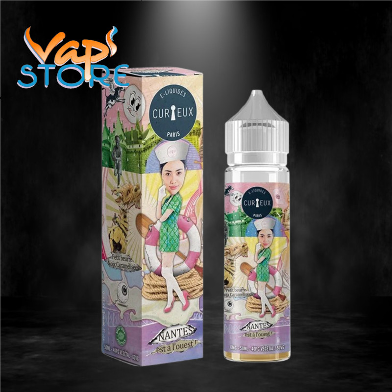 E-liquide Nantes est à l'Ouest 50ml HEXAGONE Curieux Liquides