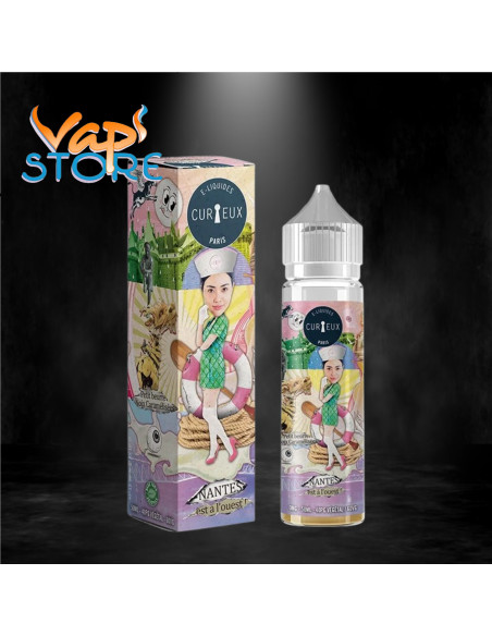 E-liquide Nantes est à l'Ouest 50ml HEXAGONE Curieux Liquides