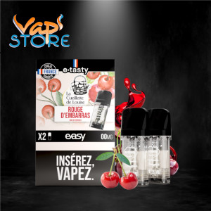Cartouches EASY x2 Rouge d'embarras par e.tasty