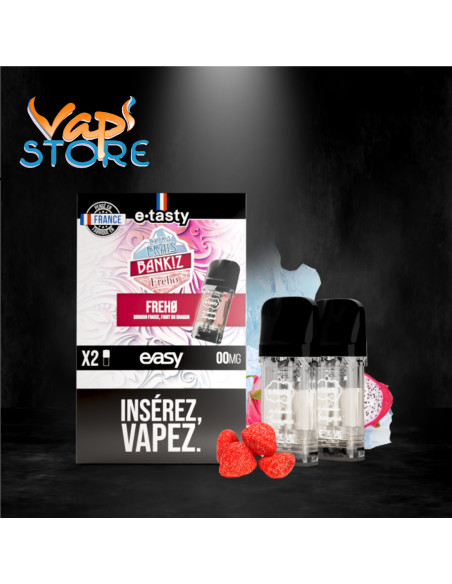 Cartouches EASY x2 BANKIZ Freho 2ml par e.tasty
