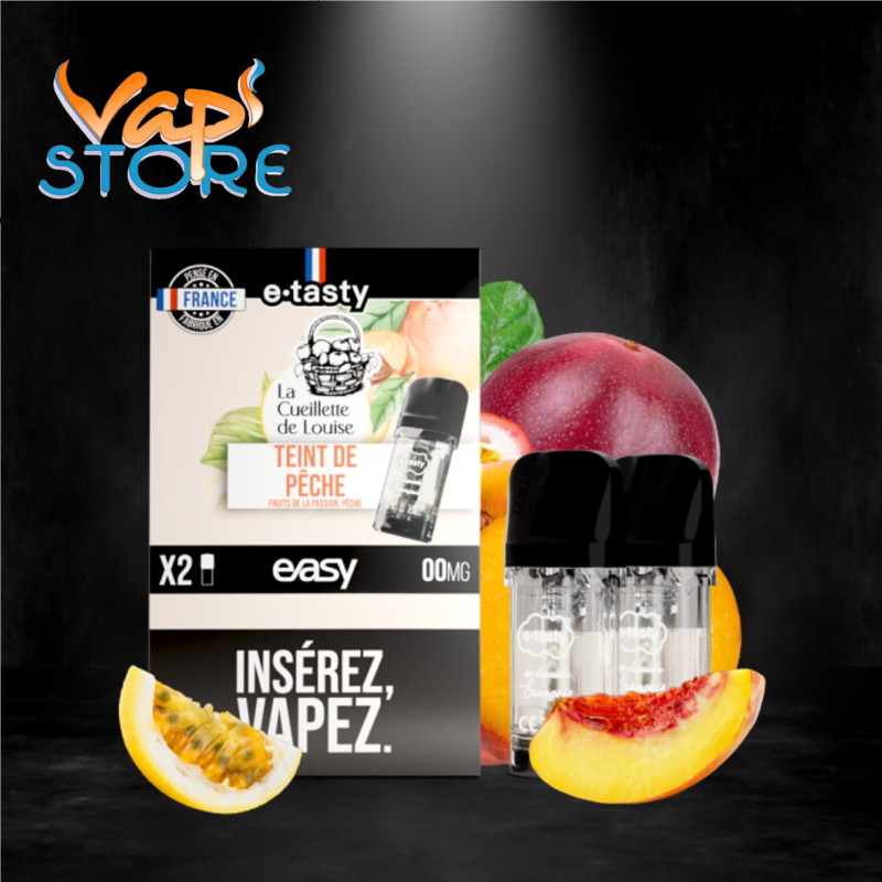 Cartouches EASY x2 Teint de pêche par e.tasty