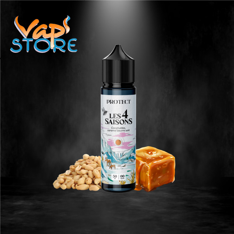 LES 4 SAISONS [HIVER] Cacahuètes, Caramel beurre salé 50ml