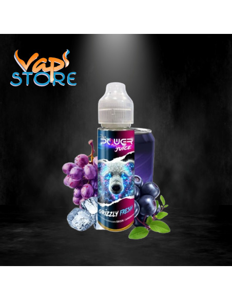 E-liquide Grizzly Fresh 50ml POWER JUICE par Flavour Power