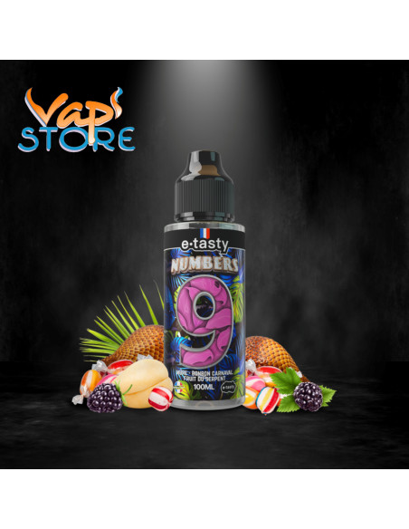 E-liquide Numbers 9 100ml par e.tasty