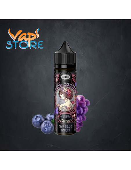 E-liquide Myrtille Raisin 50ml POTIONS CURIEUSES par Curieux Liquides