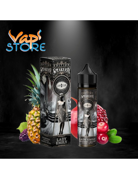 E-liquide Lady Emily 50ml SPEAKEASY Curieux Liquides