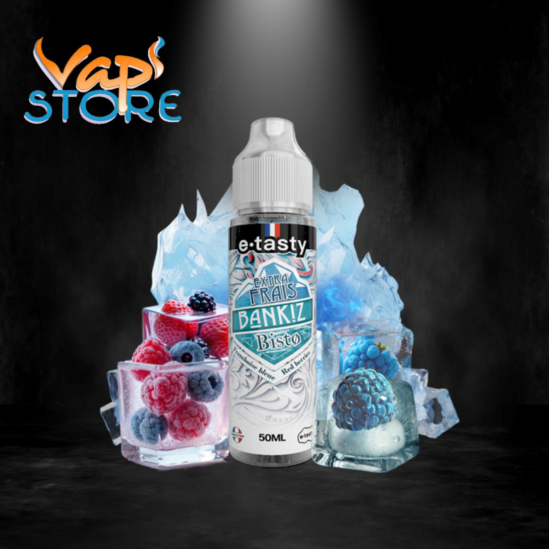 E-liquide Bisto 50ml BANKIZ EXTRA FRAIS e.tasty