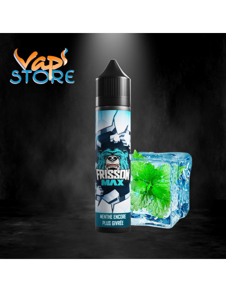 E-liquide Menthe Encore Plus Givrée 50ml FRISSON MAX Bobble Liquide