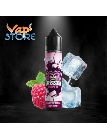 E-liquide Framboise Encore Plus Givrée 50ml FRISSON MAX Bobble Liquide