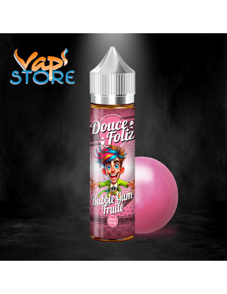 E-liquide Bubble Gum Fruité 50ml DOUCE FOLIZ par Flavour Power