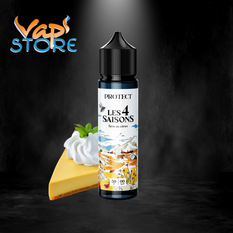 E-liquide Tarte au citron 50ml Les 4 saisons - Automne par Protect