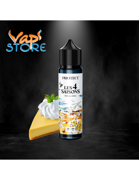 E-liquide Tarte au citron 50ml Les 4 saisons - Automne par Protect