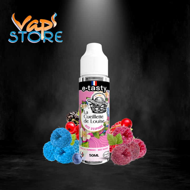 E-liquide Rose d'Euphorie 50ml LA CUEILLETTE DE LOUISE e.tasty