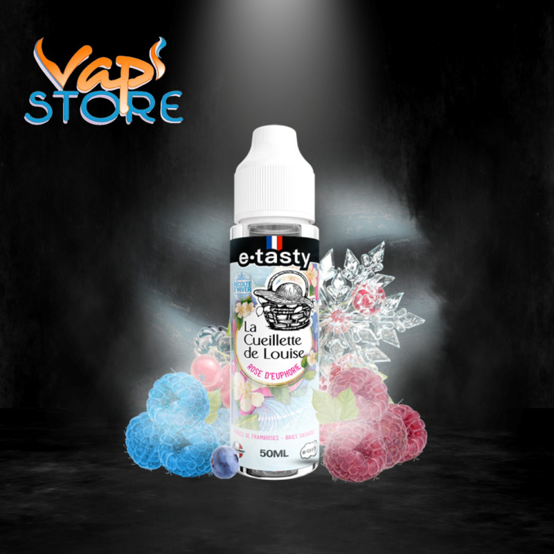 E-liquide Rose d'Euphorie (Hiver) 50ml LA CUEILLETTE DE LOUISE e.tasty