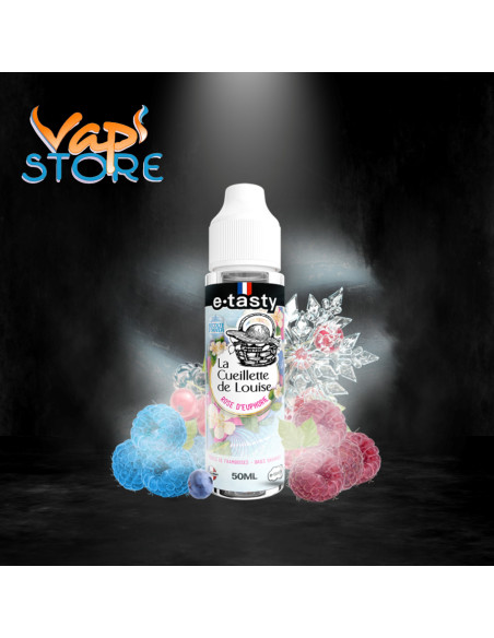 E-liquide Rose d'Euphorie (Hiver) 50ml LA CUEILLETTE DE LOUISE e.tasty