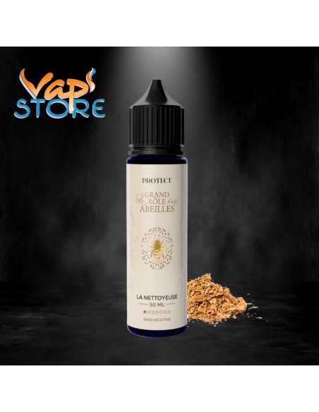 E-liquide La Nettoyeuse 50ml LE GRAND RÔLE DES ABEILLES Protect