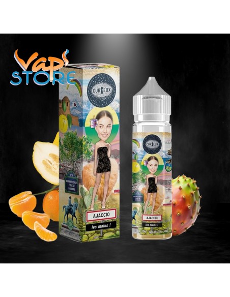E-liquide Ajaccio Les Mains 50ml HEXAGONE Curieux Liquides